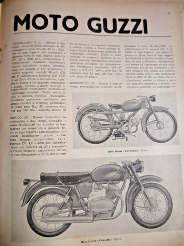 Articolo pubblicità moto - articolo/pubblicità,