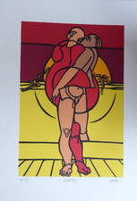 Valerio adami litografia - valerio,