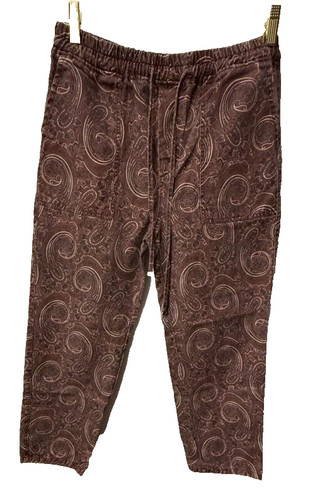 Zara pantalone capri viola - capri,
