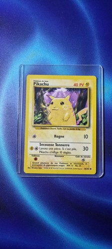 Carte pokémon pikachu - carte,
