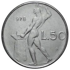 50 LIRE 1978 - VULCANO DEL 1°