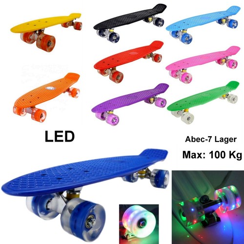 Led mini skateboard fun - 22",