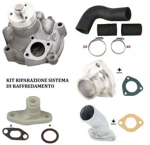 Kit pompa acqua - acqua, raccordi+