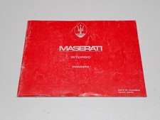 MASERATI BITURBO INIEZIONE CATALOGO PARTI DI RICAMBIO (S)