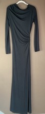 New Zara $169 Draped Gray Maxi