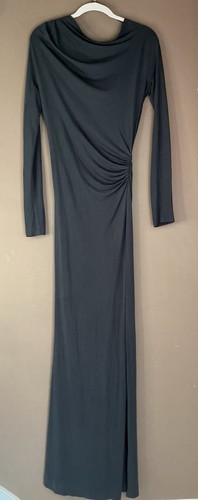 New zara 169 draped - gray, maxi