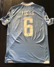 Lucas Leiva 6 Match worn issue Lazio 2019/2020 home As Roma Macron