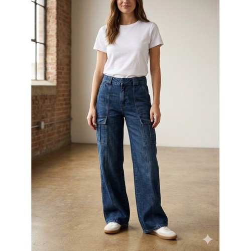 Jeans cargo zara donna - cargo,