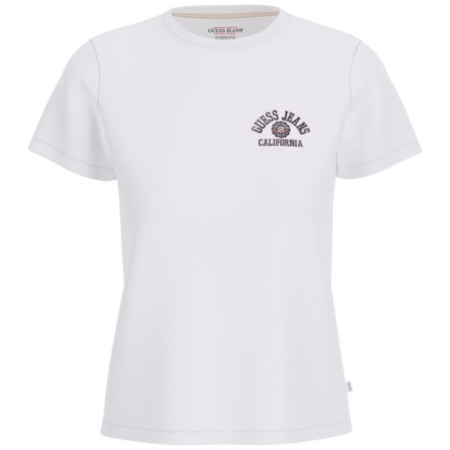 Guess jeans shirt bianca - t-shirt, con