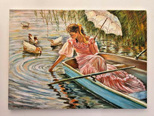 Dipinto Olio su Tela 50X70 cm Quadro firmato Di Grande+certificato