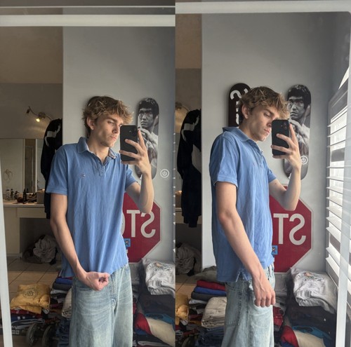 Polo tommy hilfiger - tommy, blu