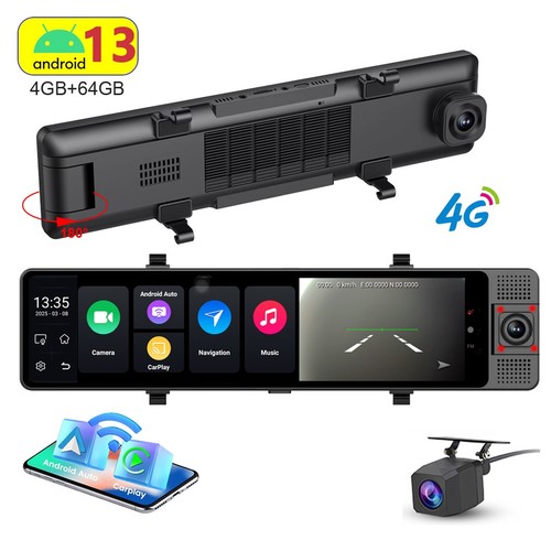 Dash cam canali - carplay, 4g