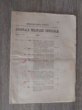 GIORNALE MILITARE UFFICIALE -