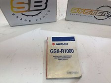 MANUALE USO E MANUTENZIONE SUZUKI GSX-R 1000 2007-2008 SP-IT-DU / OWNER'S MANUAL