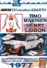 DECAL FIAT 131 ABARTH