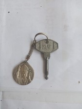 Chiave chiodo marchiata FIAT con portachiavi vintage per fiat topolino,fiat bali