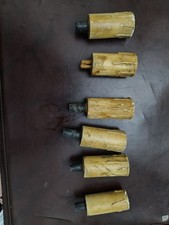 PORTALAMPADE  CANDELA IN LEGNO ANTICO