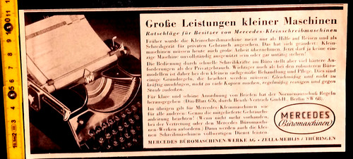 Alte zeitungs werbeanzeige - alte, v