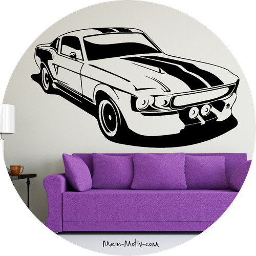 Adesivo murale ford mustang - murale,