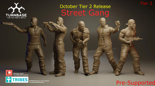 Modern street gang - gang, set