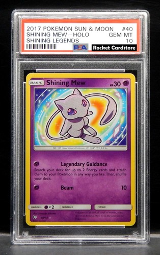 Pokemon shining mew holo - mew,