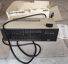 Stufetta Elettrica Braun H10 Anni 70 80 Design Ludwig Littman Funzionante