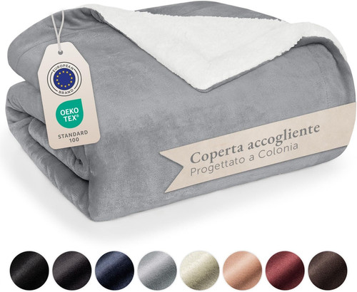 Coperta matrimoniale sherpa - coperta,