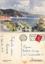 LIVORNO - QUERCIANELLA - VILLA SONNINO - ILL. RAIMONDI - VIAGG. 1939 -99863-