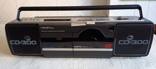 Radio boombox stereo crown - radio,
