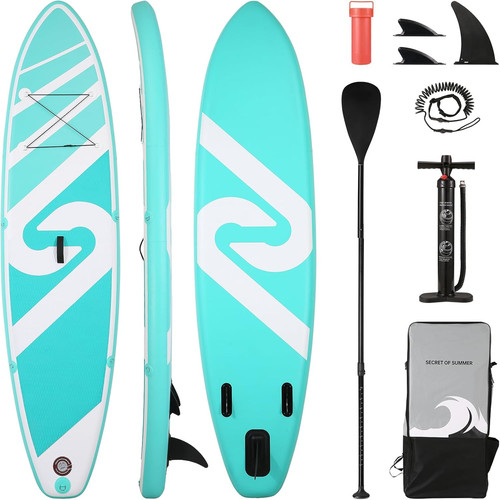 Inflatable paddle board - paddle, stand
