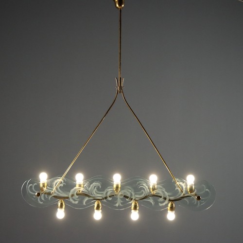 Lampadario vintage ottone - vintage,