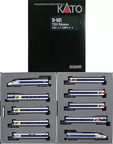 Kato 1431 tgv reseau car - tgv, 10-car