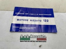 MANUALE USO E MANUTENZIONE