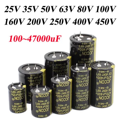 100uf 47000uf 25v 450v - 100uf~47000uf, 25v~450v