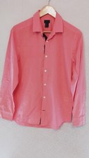 Camicia manica lunga da uomo H&M in cotone colore corallo tinta unita taglia S