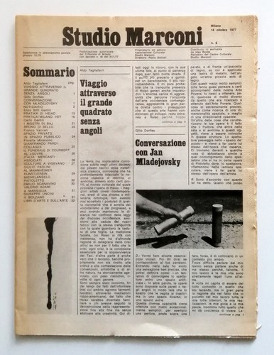 Studio marconi 2 1977 - studio, 2/1977