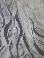 Tessuto Tenda Pizzo Fil Coupè a Metro Colore bianco H3 Mt Smerlata