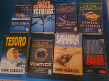Libri- Clive Cussler - lotto n. 8 libri differenti in buone condizioni