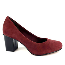 Clarks Court Tacchi Vino Rosso