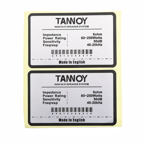 Tannoy carta adesivo logo - tannoy,