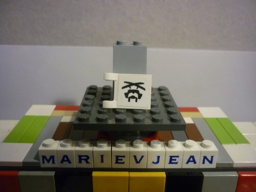 Lego part 2335pb198 flag - -,