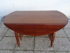 tavolo a bandelle allungabile in rovere Luigi Filippo 1860 Francia