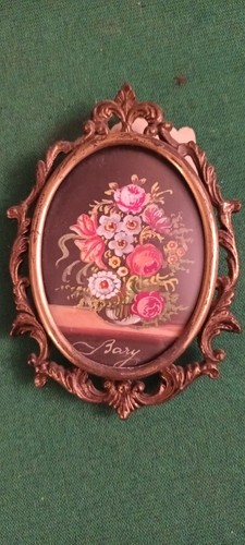 Quadro piccolo antico fiori - quadro,