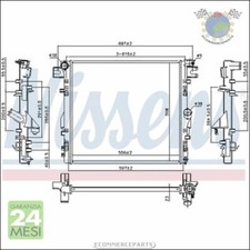 Radiatore acqua Nissens per JEEP WRANGLER III IV
