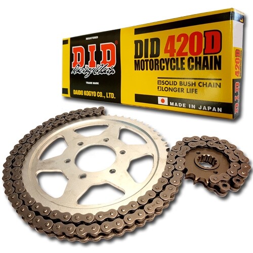 Kit catena did acciaio 420d - kit,