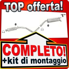 Scarico Completo per FIAT STILO 1.9 D JTD MJT 2-Volumi 2001-2007 Marmitta