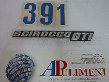 FREGIO LOGO SIGLA SCRITTA VOLKSWAGEN “SCIROCCO GTI”