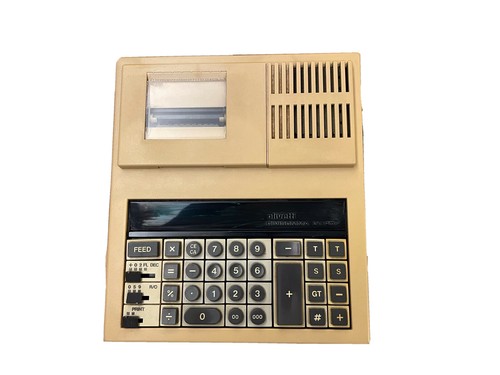 Calcolatrice vintage olivetti - calcolatrice,