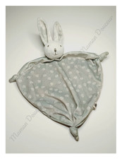 Doudou plat triangle lapin - doudou,