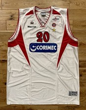 Canotta Basket Match Worn Pallacanestro Varese Pozzecco Meneghin Roosters Jersey